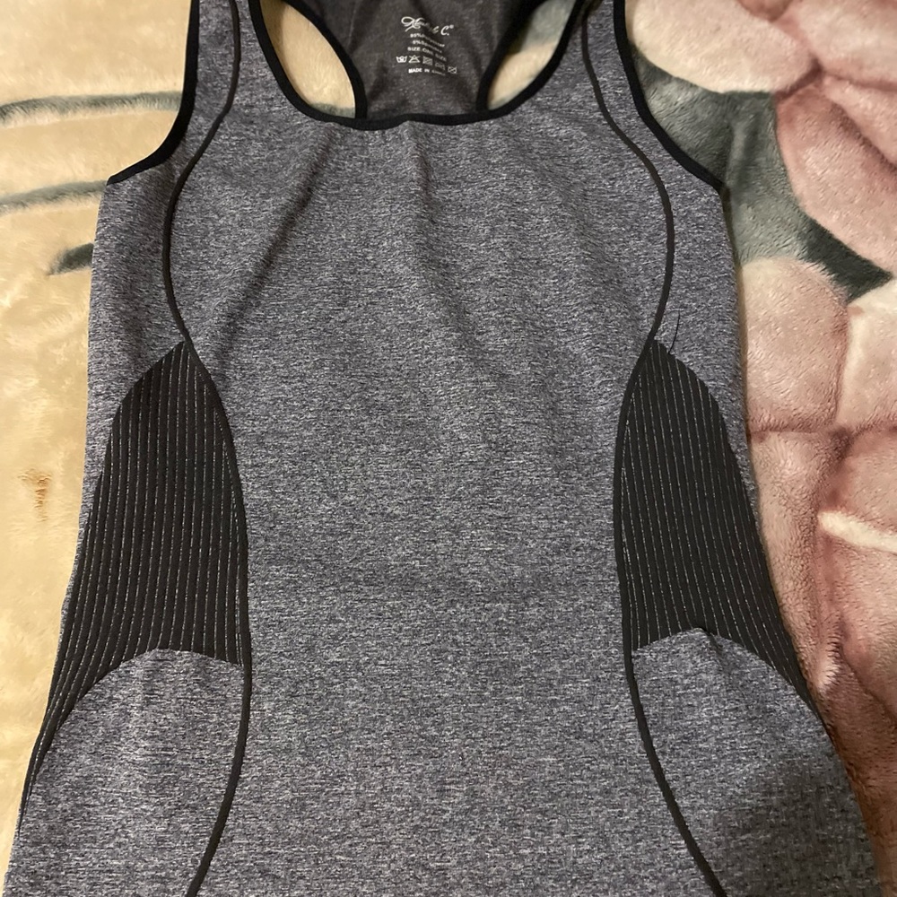 Active Set Top And Short Gray One Size - image 3